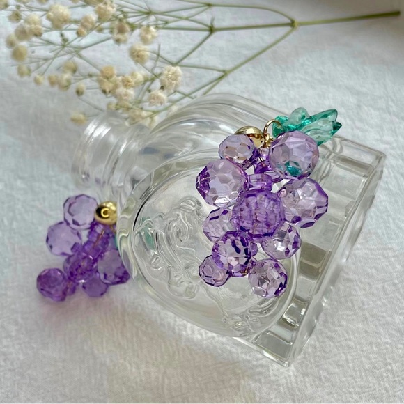 PURPLE EARRINGS BRAND NEW - Picture 2 of 8